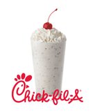 Chick-fil-A Cookies & Cream Milkshake