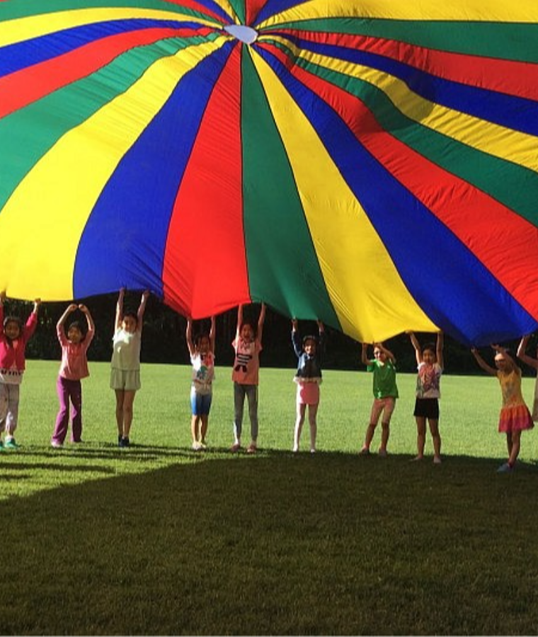 Multi-Colored Parachute