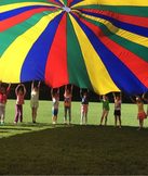 Multi-Colored Parachute