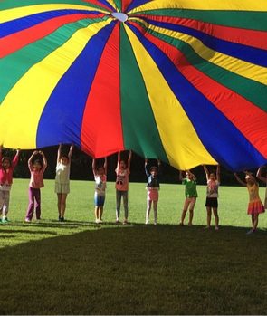 Multi-Colored Parachute