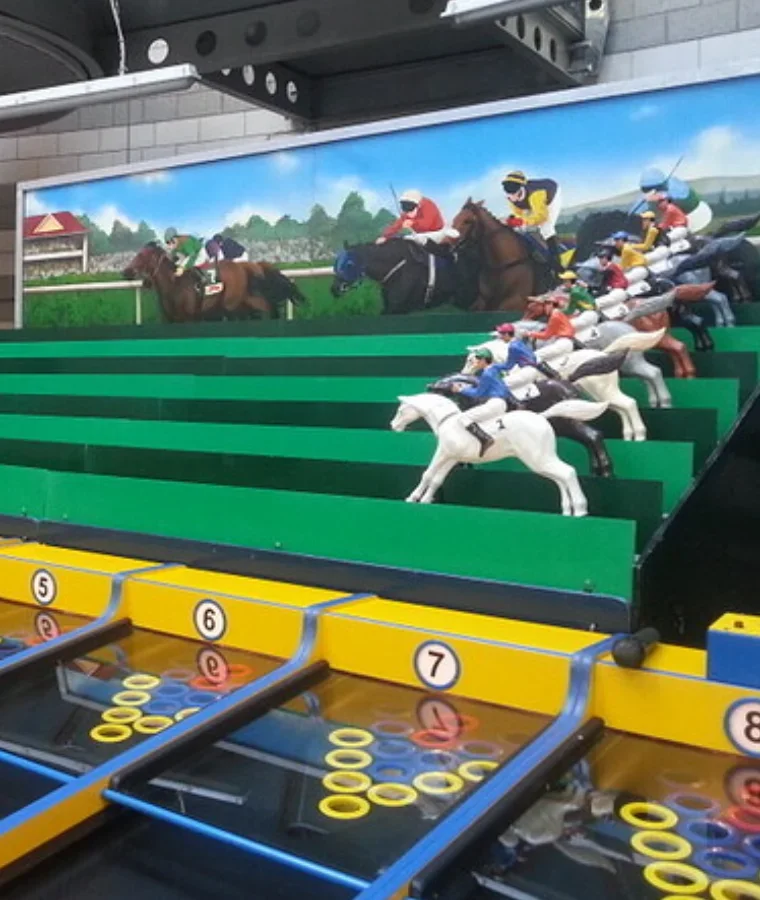 Roll-A-Ball Horse Race