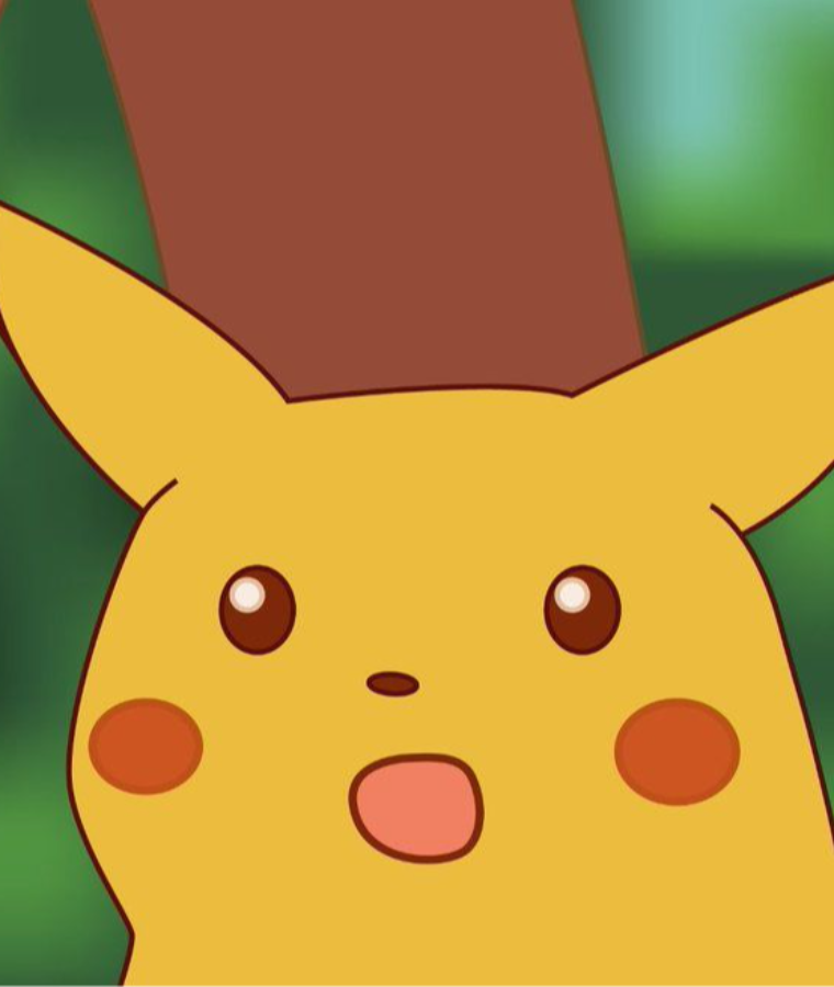 Surprised Pikachu